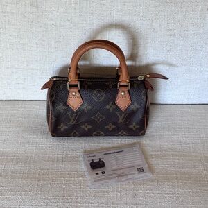 Louis Vuitton  Vintage Monogram Nano
Speedy Mini Handbag